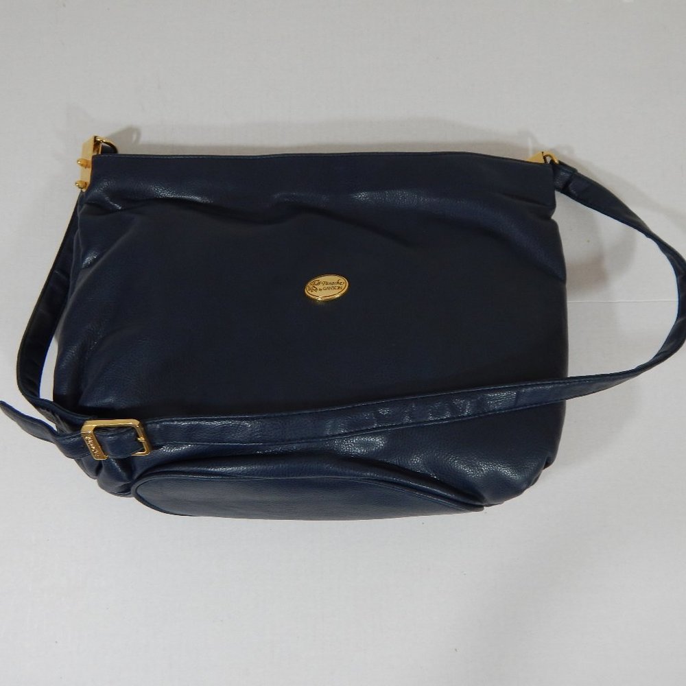 Panache by Ganson Handbag Blue Crossbody Large